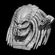 BPR_Render5.jpg Predator bust with Bio Mask and weapon