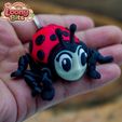 5.jpg 🐞 Tiny Ladybug Keychain – Articulated STL & 3MF