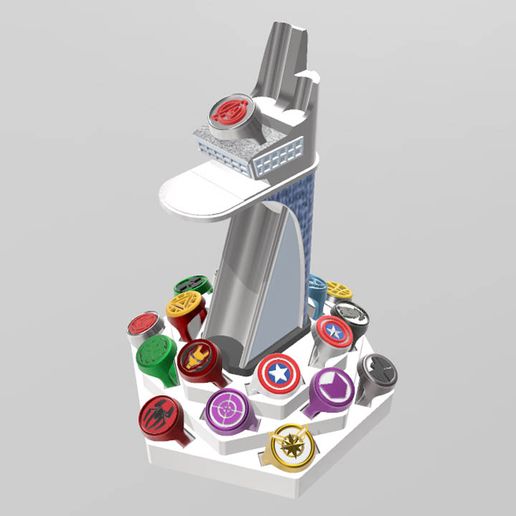 Avengers Rings Collection 3D model