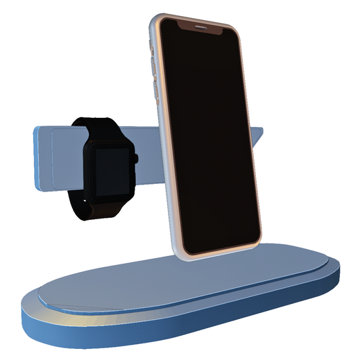 Multi-Device Phone and Smartwatch Stand