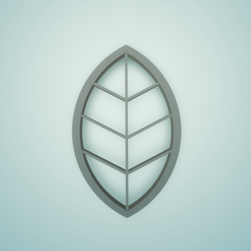 leaf polymer clay cutter 3D model