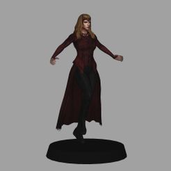 01.jpg Scarlet Witch - Dr Strange Multiverse Of Madness LOW POLYGONS AND NEW EDITION