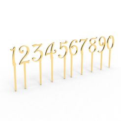 zahlen-0-9.jpg NUMBERS CAKE TOPPERS 1 2 3 4 5 6 7 8 9 0 Birthday Number
