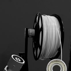 Spool-Holder-for-Ender-3-1.png Filament holder MINI on bearing 6000Z for Ender 3 V3 SE SE KE