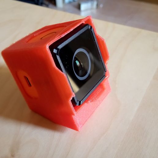 RunCam 3 Mount with two different angles 3D model preview