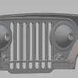 jeep-Grill-1.png Front grill with 7 vents for the TWS Jeep VTG80