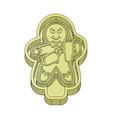 Screenshot-2023-11-13-at-7.23.47 PM.png Gingerbread Freshie Blank for Molding 3D printer file STL / Mold STL / Housing File