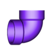 1.5_inch_90_elbow.stl 1,5" 90 boru dirseği ABS/PVC