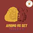 Mickey.png Among Us Cookie Cutter Set