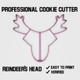 Reindeers head cookie cutter2.png Reindeer´s head cookie cutter