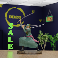 1.png ZORO ONE PIECE 3D STL V2.0
