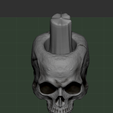Screenshot-2023-10-11-215447.png Skull Candle Holder for Halloween - Unique and Creepy 3D Printed Design