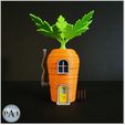 006B.jpg 3D file GARDEN FAIRY HOUSE - THE CARROT! - 100% SUPPORTLESS・3D printing idea to download