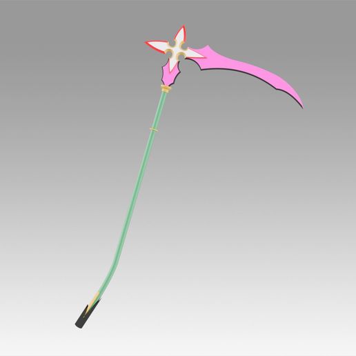 Kingdom Hearts 2 Organization Graceful Assassin Sickle Weapon - 3D model önizlemesi