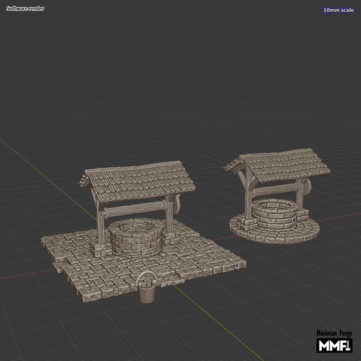 Land of Chivalry - Well - 10mm 3D model