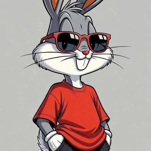 🆒 Cool Cartoon Bunny with Sunglasses – Stylish Rabbit Figurine STL for ...