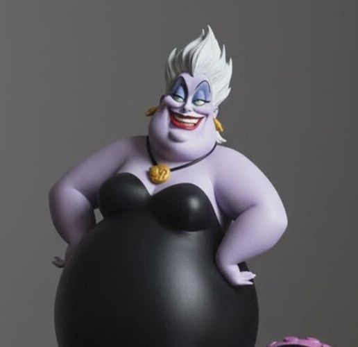 🧙‍♀️ Ursula the Sea Witch - 3D Fan Art Statue - Presupported