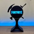 KS3Dprints-Headphone-Stand-Fortnite-01.jpg Fortnite Headset Stand with LED Lights