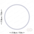 round_165mm-cm-inch-top.png Round Cookie Cutter 165mm