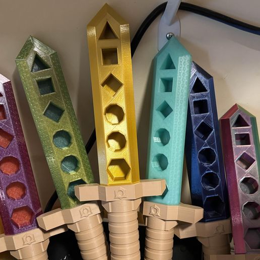 Dice Dagger with Sheath 3D model