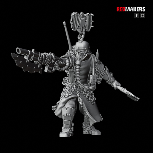 MAKERS f @ 3D file Renegade Death Division - Command Squad - Heretics・3D printer design to download, RedMakers