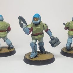 United Earth Expeditionary Force - CVR3 Armour team