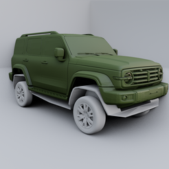 1.png Archivo STL Tanque Great Wall Wey 300 2022・Diseño de impresión en 3D para descargar