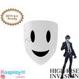 3D Print Ready Sniper Smile Mask 3D Model Highrise