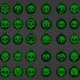 pattern.png Skull keychain 30 variants