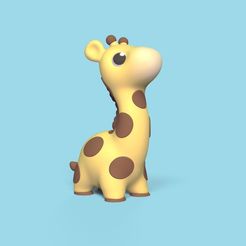 Cod197-Giraffe-Looking-Up-2.jpeg 3D file Giraffe Looking Up・3D print design to download