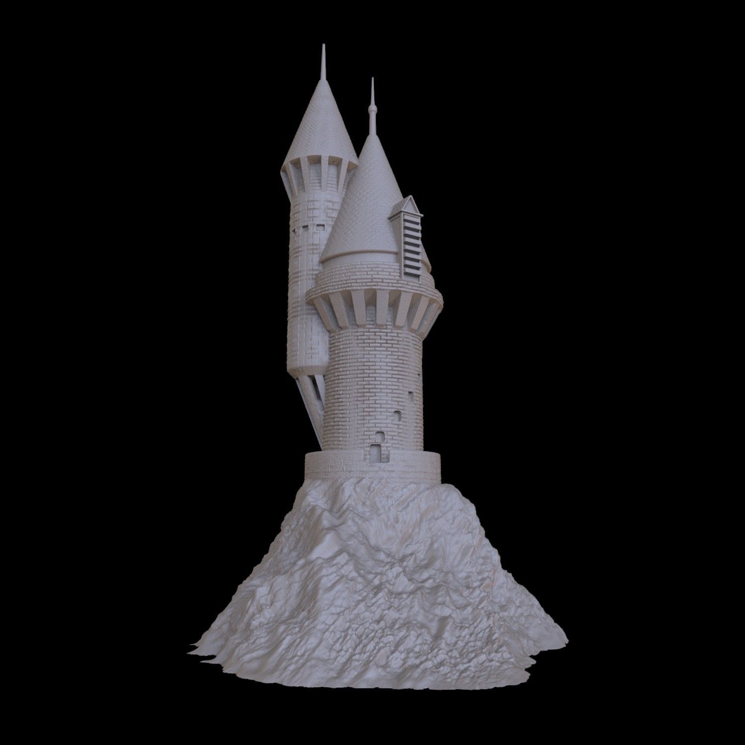 4.jpg Download STL file Owl Tower - Harry Potter • 3D printing template, tolgaaxu