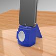 Untitled 61.jpg TRAVEL iPhone and Apple Watch DOCKING Station - With FOLDING LEG