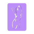 Nude girl7_stl.stl Girl logo