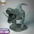 6.jpg Dinopool Chibi for 3D Printing STL 3MF 3DXM ChibiSTL