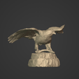 R5.png Lowpoly Eagle Statue - Figurine