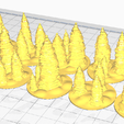 PineTrees.png Pine tree terrain for 6mm, 10mm wargaming