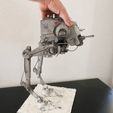 withsnowSCALE2.jpg Empire Strikes Back AT-ST 3D printable STUDIO SCALE 3D print model