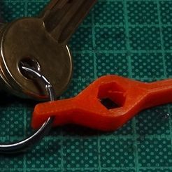 4a628ee93164cbe19cf4009b61852583_display_large.jpg Бесплатный STL файл Customizable Prop Tool Keychain・3D-печатная модель для загрузки
