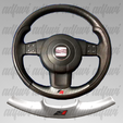 Frontal_cults_CupraOLD.png STEERING WHEEL TRIM SEAT CUPRA // ALTEA // LEON // IBIZA // CORDOBA // ALTEA FREETRACK // TOLEDO.