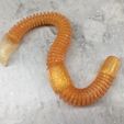 Ribbed-Worm-009.jpg 5.75" Ribbed Stick Worm Soft Plastic Mold