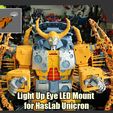 UnicronEyeLEDMount_FS.jpg Light Up Eye LED Mount for Transformers Haslab Unicron