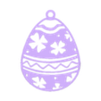 egg8.stl Серьги с пасхальными яйцами