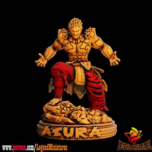 🆓 Asura Capcom 75MM・Arquivo 3D para ・Cults
