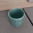 untitled1.png 3D Honeycomb Planter with 3D Stl File & Indoor Planter, Planter Pot, Desk Planter, Small Planter, Gift For Girlfriend, Unique Planter