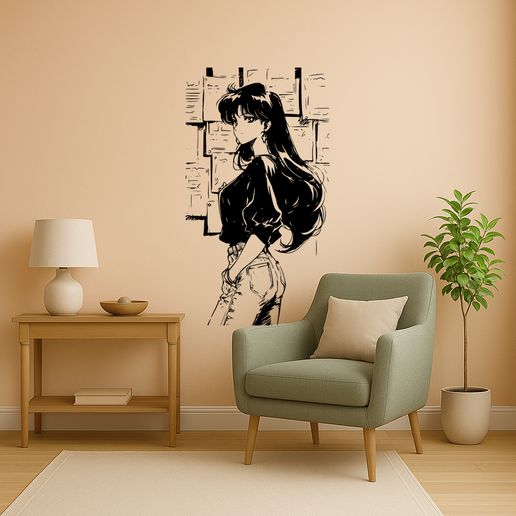 Sailor Moon - Rei Hino In A Kimono