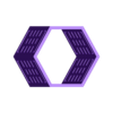 SmallHexagonShelf.stl Modular Hexagon Shelves