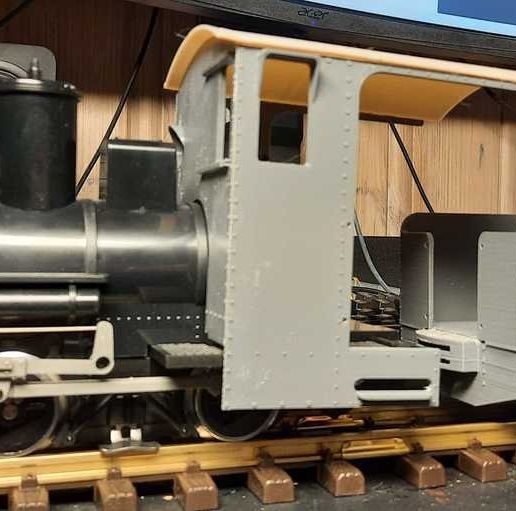 LGB Locomotive conversion with tender 3D model