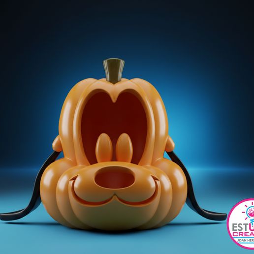 Disney's PLUTO LED Pumpkin Table Decor - 3D model önizlemesi