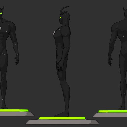 👽 AlienX - Ben 10 Alien Force・Free STL File for 3D printing・Cults