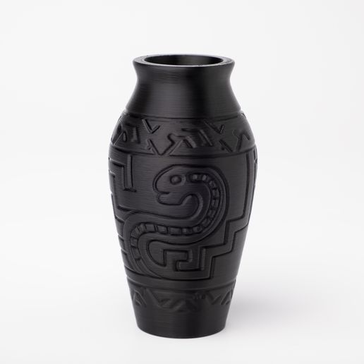 Serpent-Ember-Vase.jpg Serpent Ember Vase – Bold Decor with Fiery Mexican Vibes